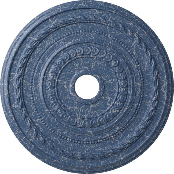 Ekena Millwork Cole Ceiling Medallion (Canopies up to 9 1/8"), 25 3/8"OD x 3 3/8"ID x 1 3/8"P, Americana Crackle CM25COAMC - main